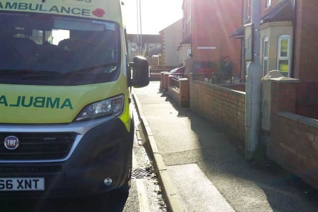 The scene in Nottingham Road, Melton, shortly after a car ploughed into the front of a house EMN-181113-125404001