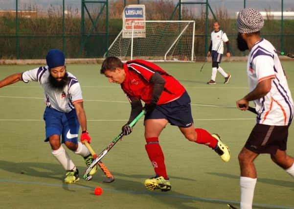 Marc Herrickx in possession for Melton's Second XI who were heavily beaten at home to Derby side Ramgarhia on Saturday EMN-181120-124801002