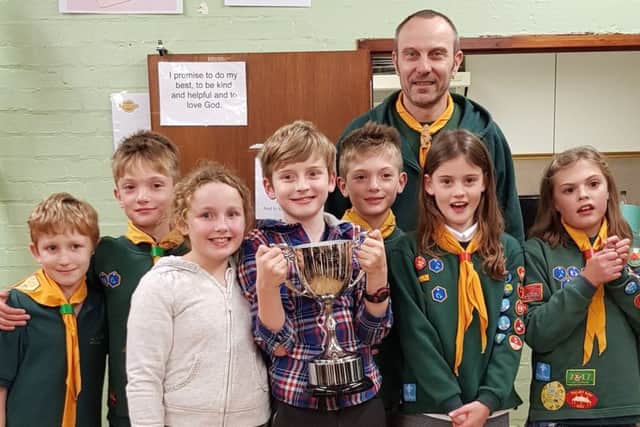 1st Old Dalby Cubs lifted the Melton and District swimming gala trophy for the first time EMN-181127-190656002