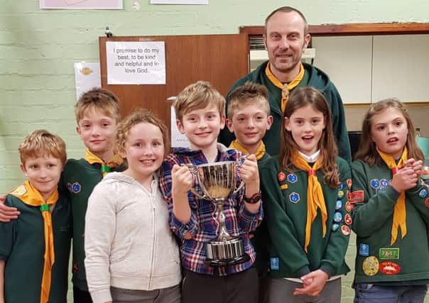 1st Old Dalby Cubs lifted the Melton and District swimming gala trophy for the first time EMN-181127-190656002