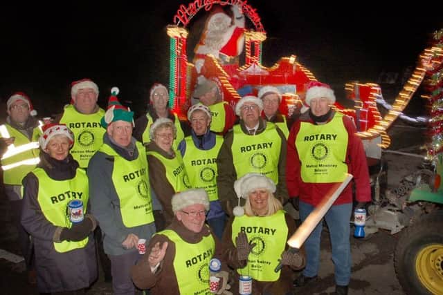 Santa's sleigh on the streets of Melton PHOTO: Tim Williams