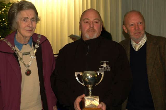 Guy Coombs, from Walkers, at the fatstock show presentation EMN-180412-165102001