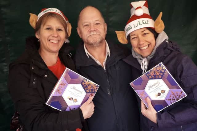 Alun Hodges found Melton Elves Shelagh Core and Nikki Kirk PHOTO: Tim Williams