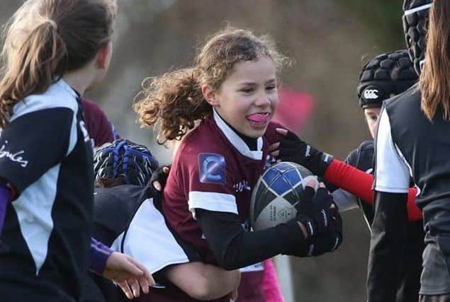 Launch day for Melton RFC's new girls' section. Picture: SportsDad EMN-181218-121009002