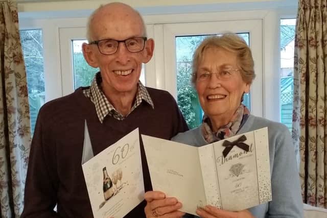 David and Ceris Turbayne, of Old Dalby, who are celebrating their diamond wedding EMN-181219-165351001
