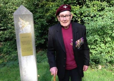 Dennis Collier, a member of 156 Battalion Parachute Regiment stationed at Melton during the Second World War, and who fought at the Battle of Arnhem. He has passed away at the age of 95. EMN-181221-140900001