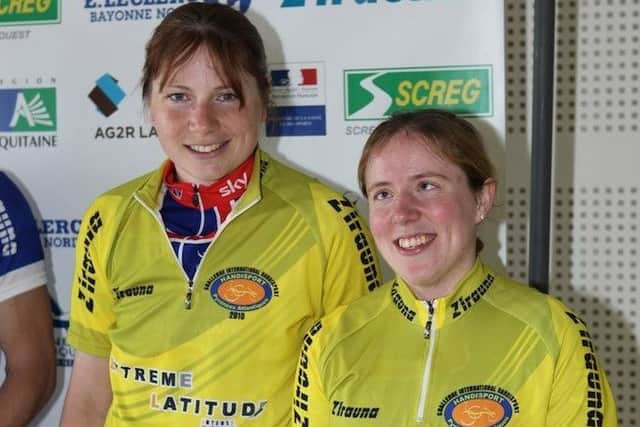 Melton cyclist Bex Rimmington and tandem partner Lora Turnham after winning Paracycling World Cup gold in Segovia. But their success would lead to heartbreak EMN-181221-111525002