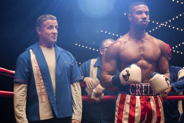 Sylvester Stallone as Rocky Balboa and Michael B. Jordan stars as Adonis Creed PHOTO: PA Photo/Metro-Goldwyn-Mayer Pictures Inc./Warner Bros