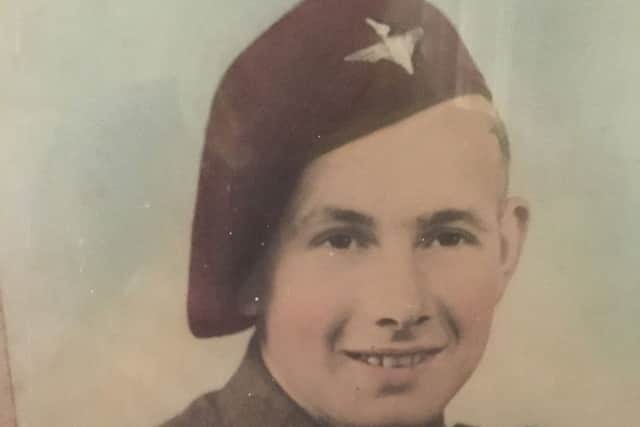 Dennis Collier, pictured during the Second World War when he fought at Arnhem with 156 Battalion, The Parachute Regiment EMN-181227-131725001