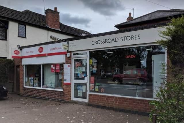Crossroad Stores, in Queniborough, which was raided by up to four burglars EMN-181231-105143001
