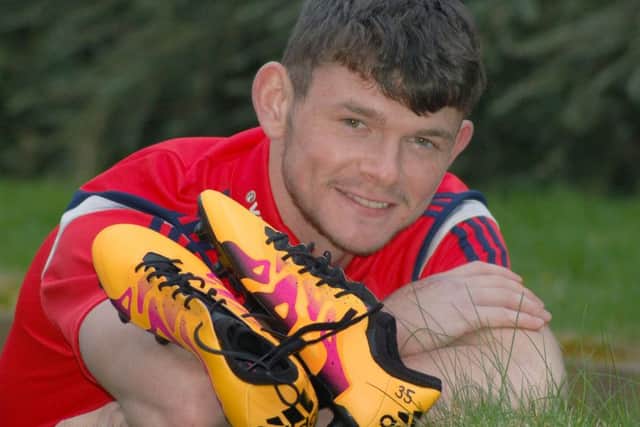 Ollie Burke pictured after making his full Scotland debut as an 18-year-old EMN-190901-102433002