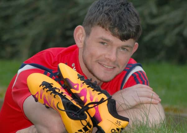 Ollie Burke pictured after making his full Scotland debut as an 18-year-old EMN-190901-102433002