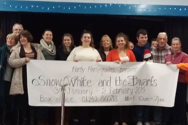 Harby Harlequins are rehearsing for Snow White and the Dwarfs PHOTO: Supplied