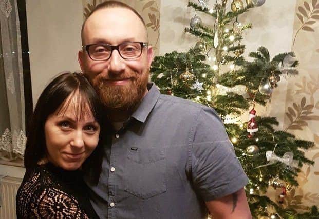 Melton woman Aggie Kownacka, who is recovering from having treatment for breast cancer, with husband Maciej, EMN-190301-175006001