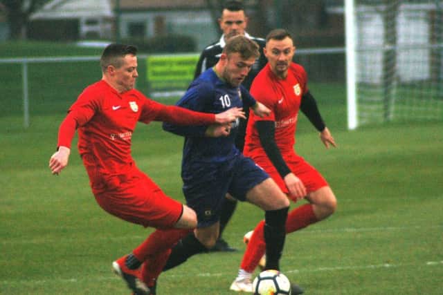 Leon Fray and Josh Hill put Town on their way with the first two goals on Tuesday evening EMN-190701-093208002
