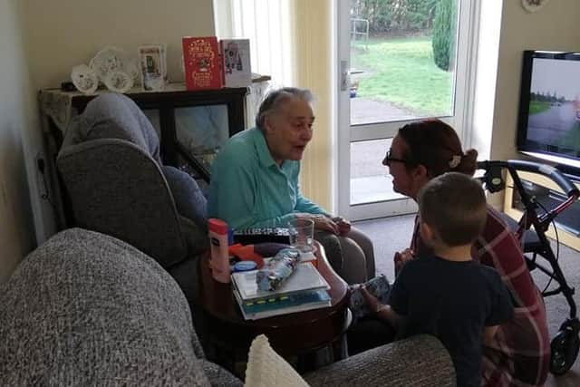 Meeting and sharing with a resident PHOTO: Supplied