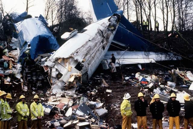 File photo dated Jan 1989 of a Belfast-bound British Midland Boeing 737 which crashed on an embankment of the M1 at Kegworth, on the approach to East Midlands airport, after suffering engine trouble on the night of January 8, 1989. PRESS ASSOCIATION Photo. Issue date: Tuesday January 8, 2019. Thirty years on, a memorial service is to be held later Tuesday to remember the 47 people who died. See PA story MEMORIAL Kegworth. Photo credit should read: /PA Wire EMN-190801-124227001