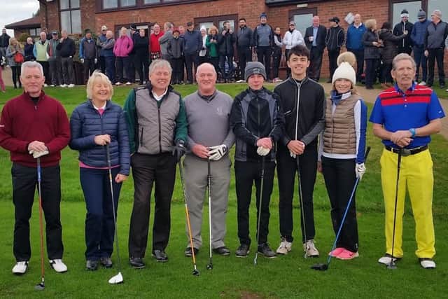 Greetham Valley's captains, old and new, at the new year drive-in EMN-190901-120016002