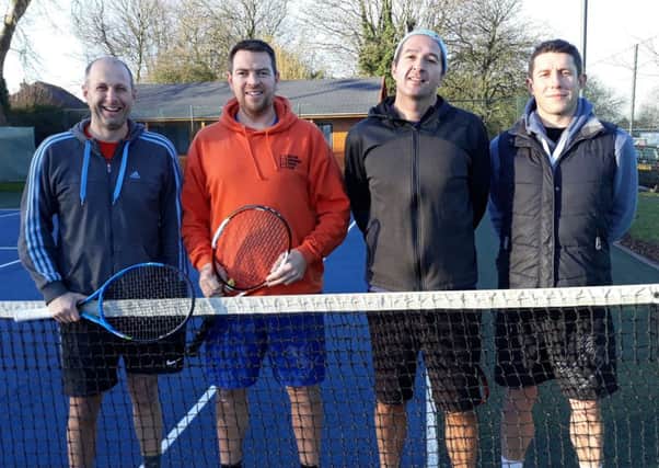 Melton Mowbray Tennis Club's men's second team are going up EMN-190115-091335002