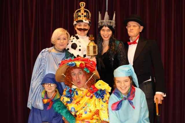 Harby Harlequins cast of Snow White and the Dwarfs PHOTO: Martin Fagan