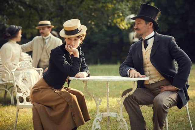 Keira Knightley as Sidonie-Gabrielle Colette and Dominic West as Henry Gauthier-Villars aka Willy PHOTO: PA Photo/Lionsgate Films