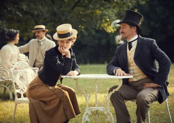 Keira Knightley as Sidonie-Gabrielle Colette and Dominic West as Henry Gauthier-Villars aka Willy PHOTO: PA Photo/Lionsgate Films