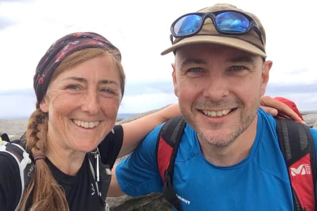 Fundraiser Nicki Lygo with Stu Westfield, who will be running the 190-mile Peak Boundary Circuit with her this year EMN-190117-150821001