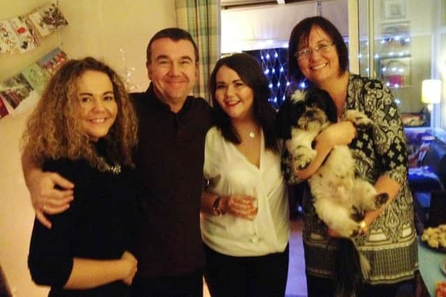 Leah Reek, who was killed in an explosion in Leicester, pictured with her parents, John and Joanne, and sister Molly EMN-190118-163831001