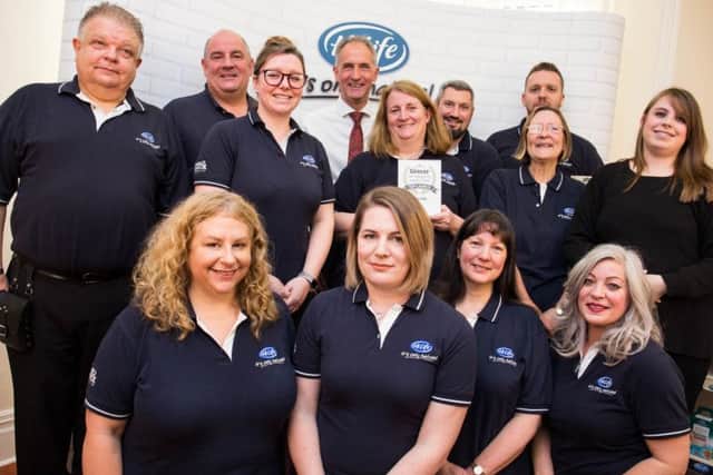 Some of the award-winning Town & Country Petfoods team.