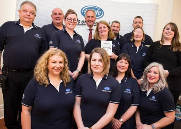 Some of the award-winning Town & Country Petfoods team.
