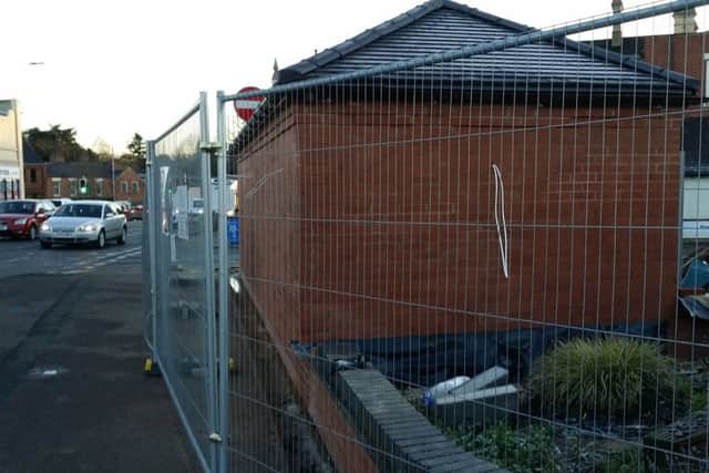 The new toilet block being built in Wilton Road, Melton, which will now be open at the end of March EMN-190123-170912001
