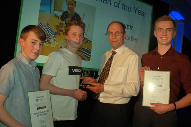 Swimmer James Bartley was named Junior Sportsman for 2017 at last year's ceremony EMN-190125-093334002