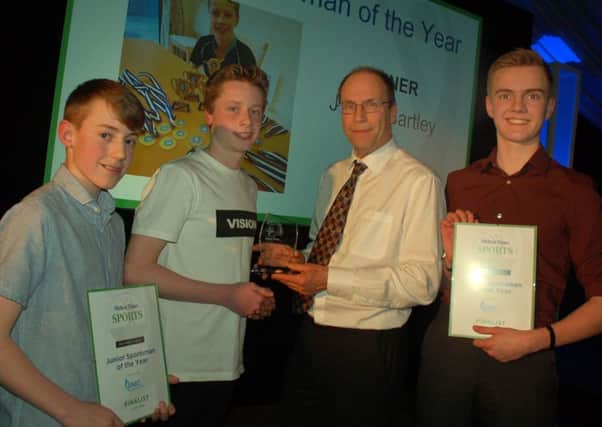 Swimmer James Bartley was named Junior Sportsman for 2017 at last year's ceremony EMN-190125-093334002