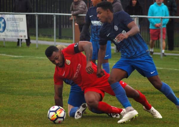 Town's leading scorer Michael Reeve took his season tally to 24 goals in 28 appearances EMN-190128-085446002