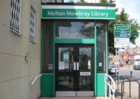 Melton Mowbray Library PHOTO: Supplied