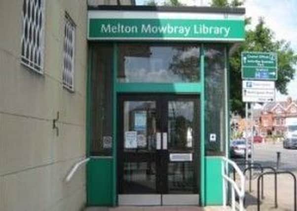 Melton Mowbray Library PHOTO: Supplied