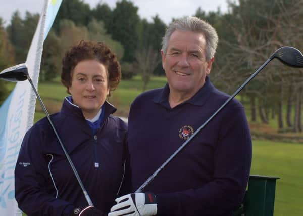 Nancy Denny and Gerry Stephens will raise money for East Midlands Immediate Care Scheme during their captaincy years EMN-190131-155405002