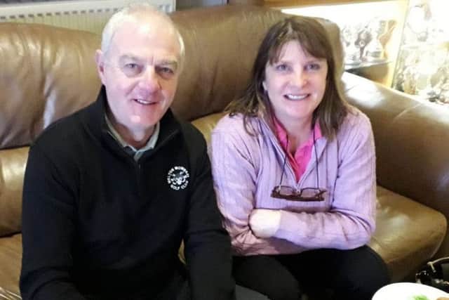 Latest Monday winners Phil Millward and Sandie Hudson EMN-190402-181557002