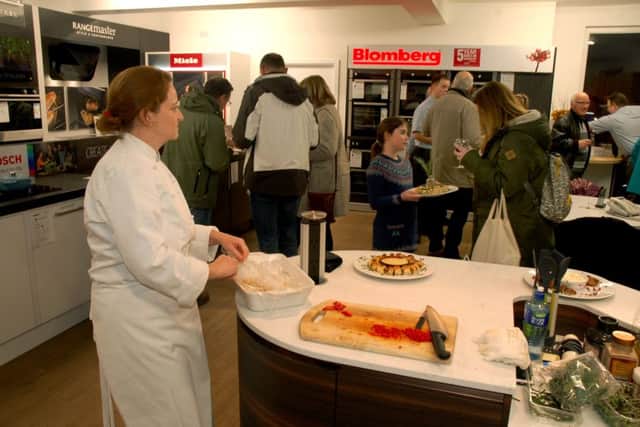 Some of the customers during the grand unveiling of the new look showroom.