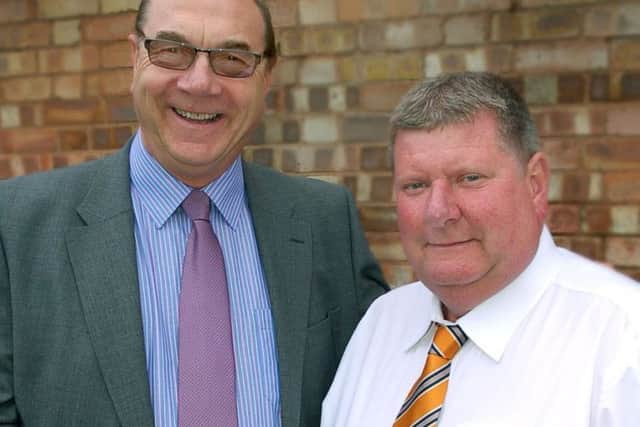 Ian Wakefield handed over the role of Asfordby Amateurs JYFC chairman to Barrie Pierpoint EMN-190602-103612002
