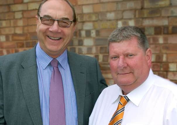 Ian Wakefield handed over the role of Asfordby Amateurs JYFC chairman to Barrie Pierpoint EMN-190602-103612002