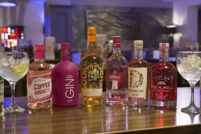 A selection of the gins on offer during the festival (February 14 to March 3) PHOTO: Supplied