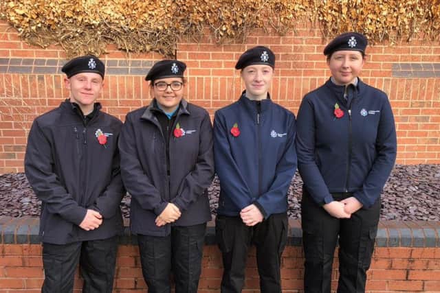 Members of Melton's police cadet unit who helped at the town's Remembrance parade event last year EMN-190702-103631001