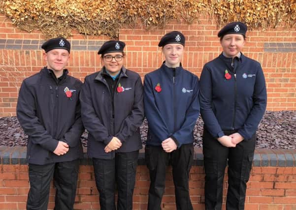 Members of Melton's police cadet unit who helped at the town's Remembrance parade event last year EMN-190702-103631001