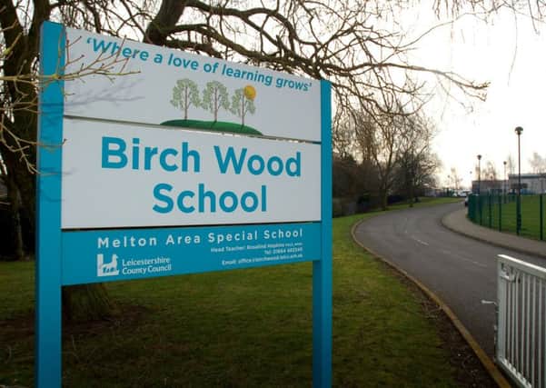 The sign outside Birch Wood Area Special School at Melton EMN-191202-122402001