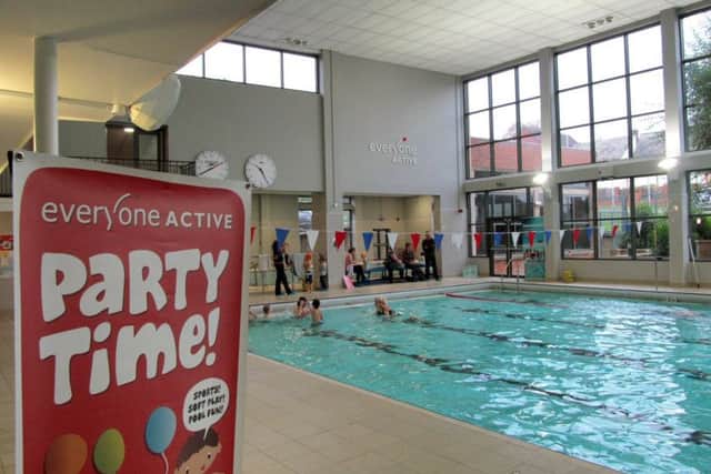 The swimming pool at Waterfield Leisure Centre EMN-191202-173941001