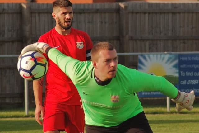 Rob Peet made an important penalty save to head off any hopes of a Barrow comeback EMN-190213-131846002