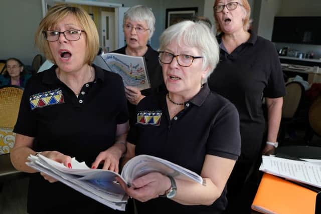 Rutland Rejuvenated Singers singing during their concert at The Amwell PHOTO: John Robertson