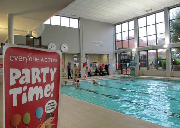 The swimming pool at Waterfield Leisure Centre EMN-191202-173941001