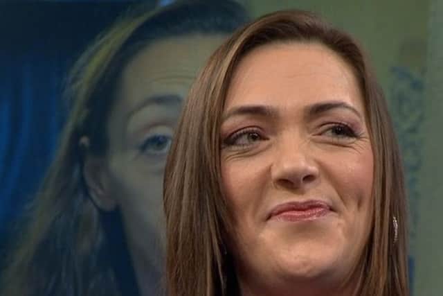 Former Melton drug addict Kristie Bishop appearing on The Jeremy Kyle Show after her treatment EMN-190218-172049001